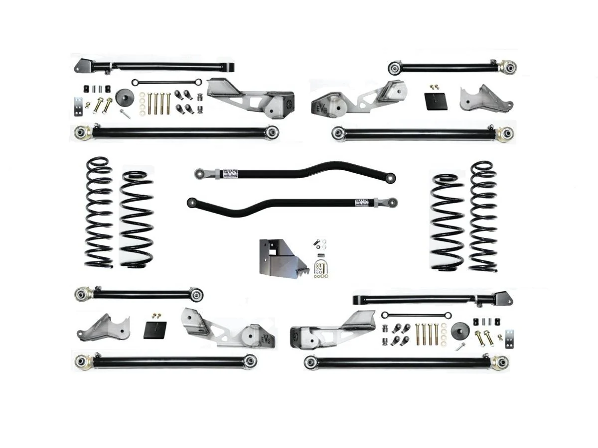 2.5 Inch GAS HIGH CLEARANCE LONG ARM JEEP WRANGLER JL SUSPENSION SYSTEM with Plush Ride Springs FOR JLU ( 4 DOOR ONLY ) - Image 3