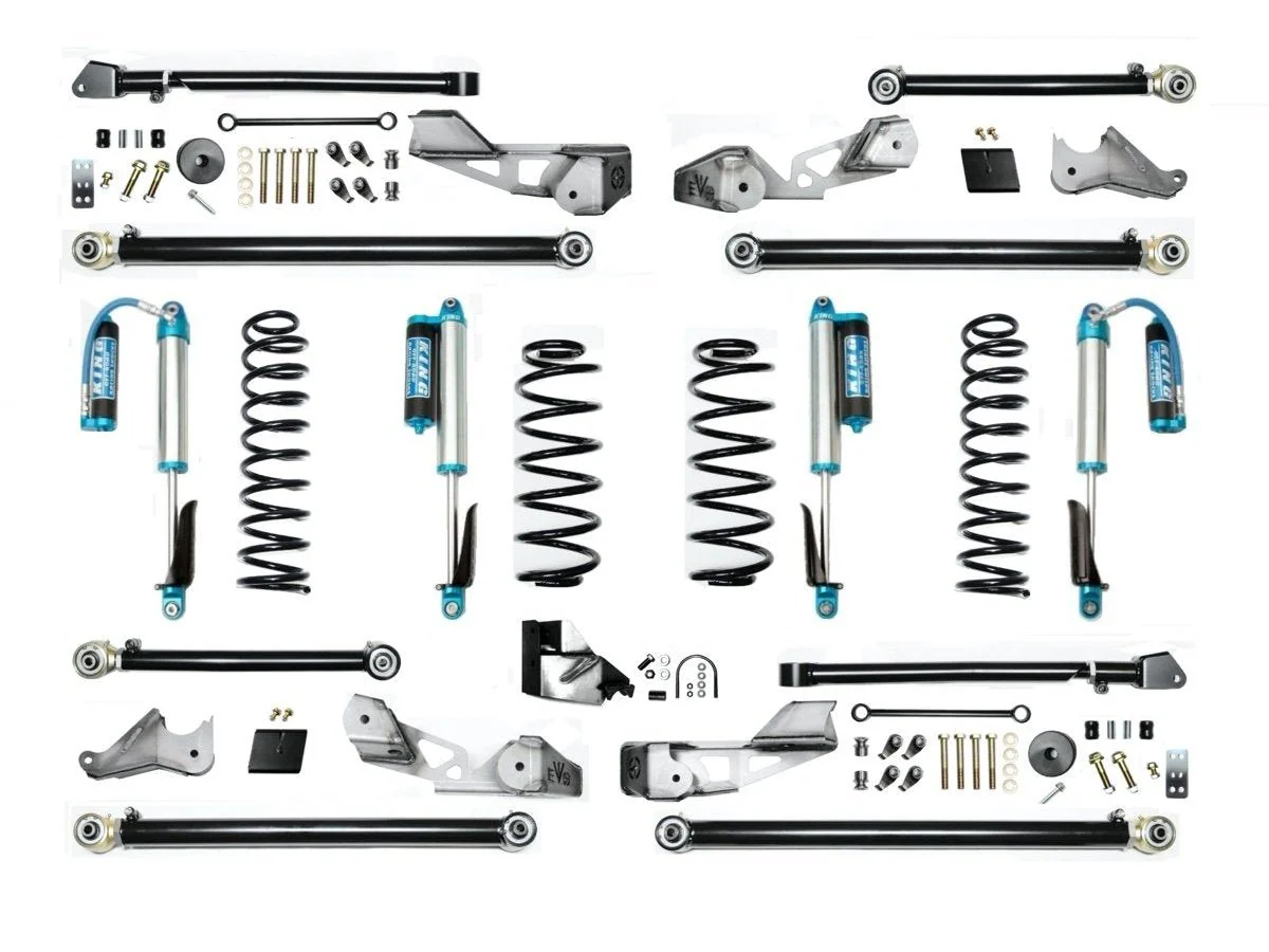 2.5 Inch GAS HIGH CLEARANCE LONG ARM JEEP WRANGLER JL SUSPENSION SYSTEM with Plush Ride Springs FOR JLU ( 4 DOOR ONLY ) - Image 4