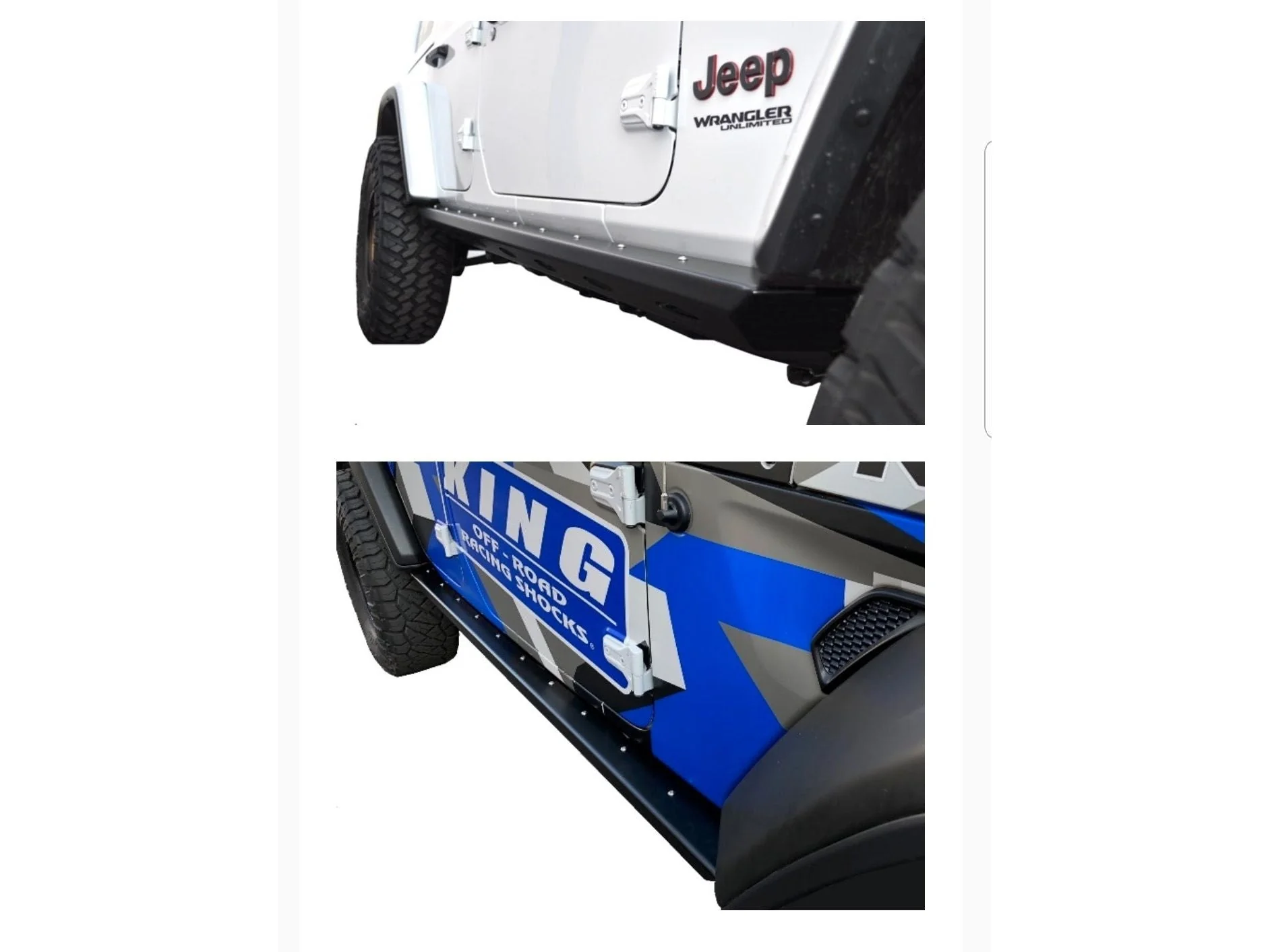 BOMBER ROCKERS AND OPTIONAL ROCKSKINS, 4 DOOR FOR JLU - Image 6