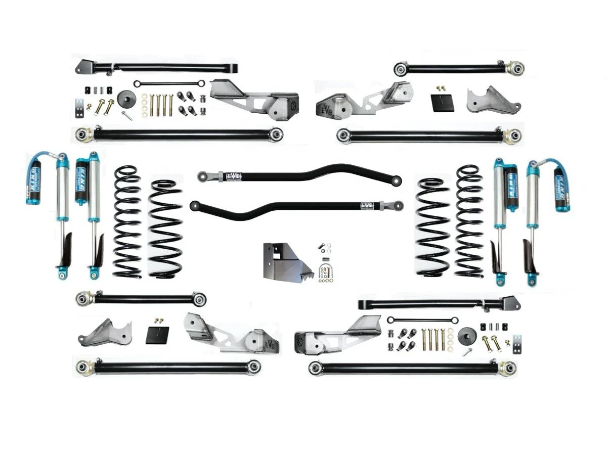 3.5 INCH LIFT GAS HIGH CLEARANCE LONG ARM JEEP WRANGLER JLU SUSPENSION SYSTEM (4 DOOR ONLY) - Image 4