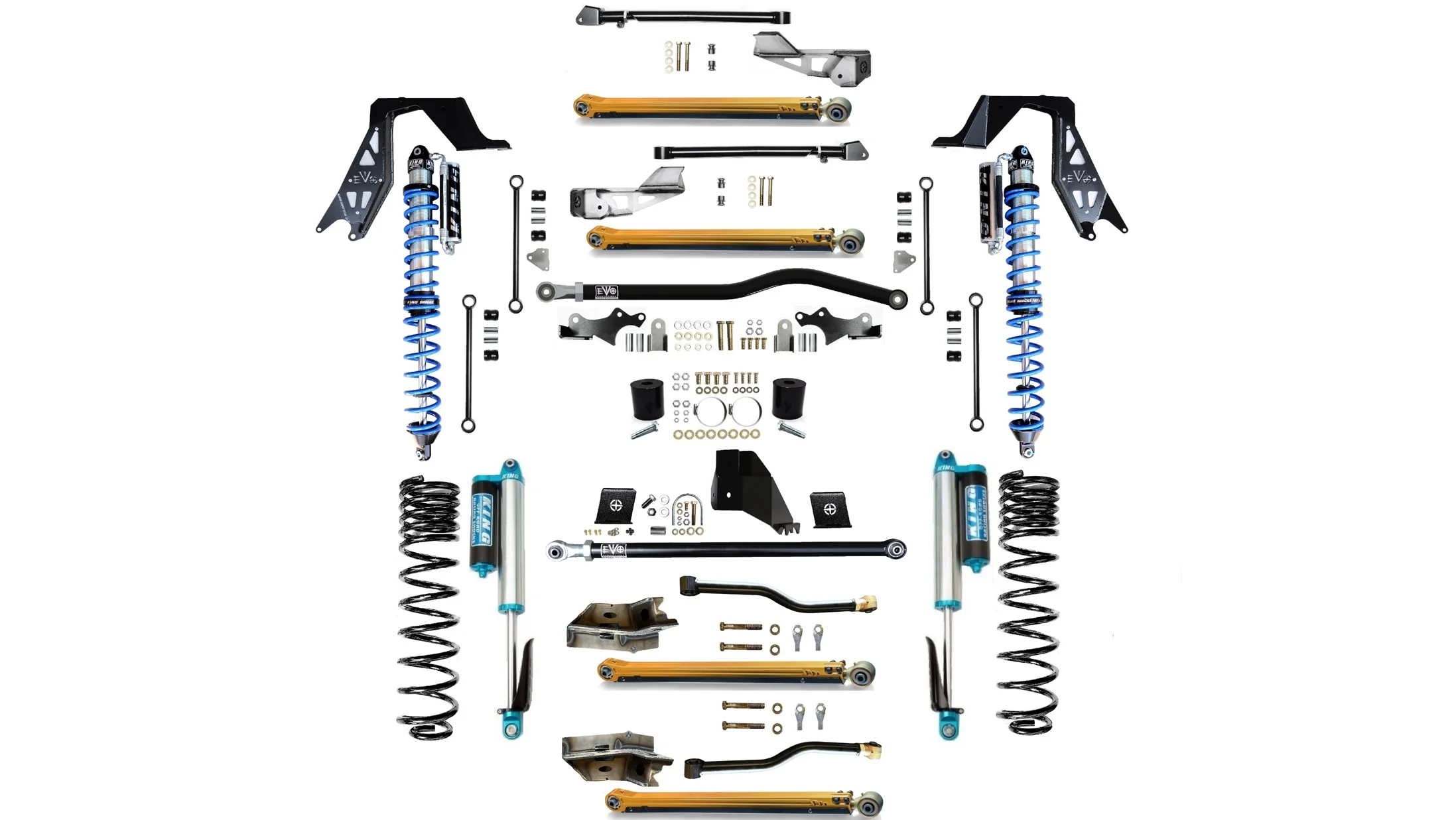 JT (Diesel) 4.5 or 6.5 INCH LIFT KING FUSION SUSPENSION LONG ARM LIFT KIT JEEP GLADIATOR - Image 3