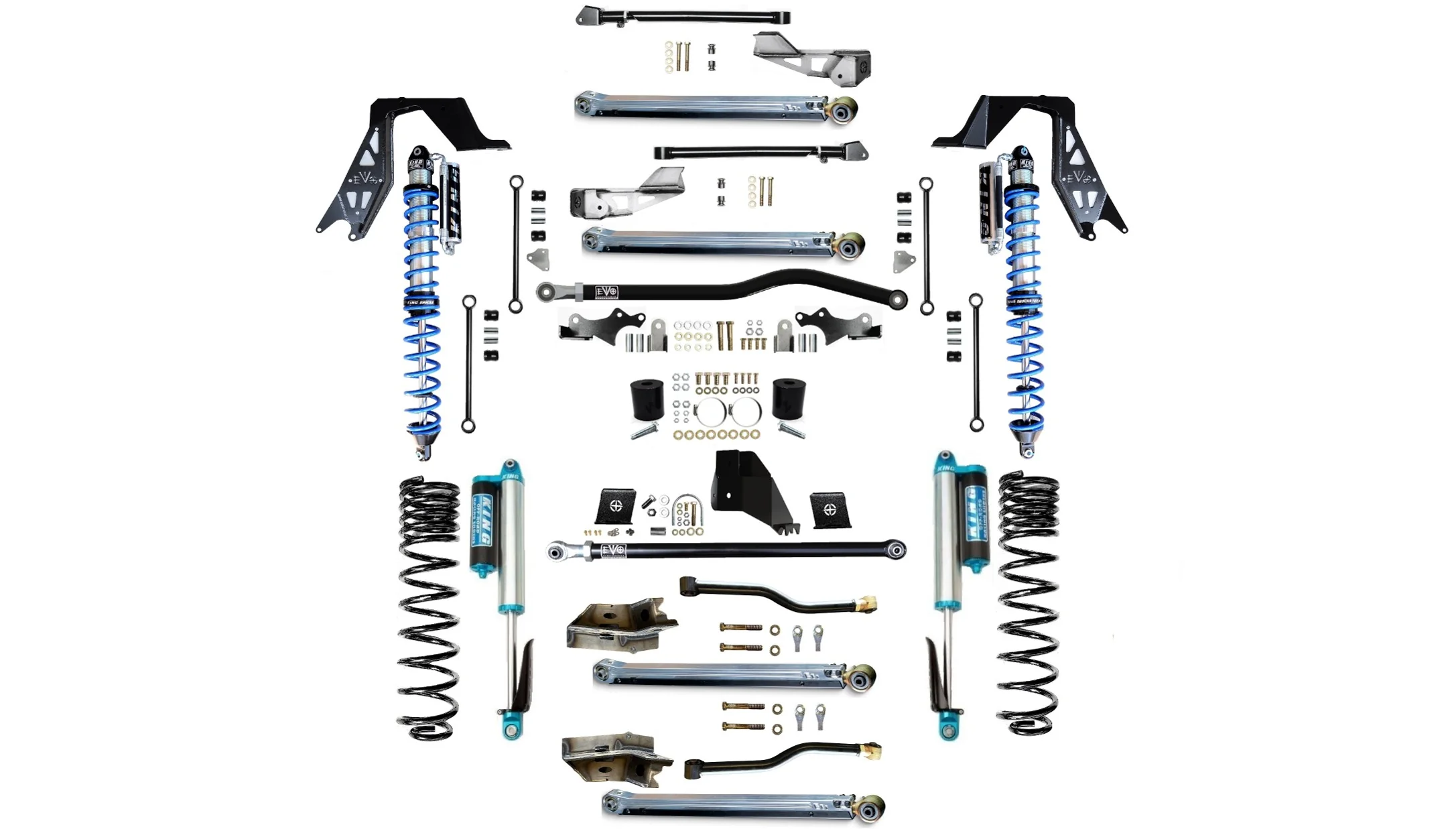 JT (Diesel) 4.5 or 6.5 INCH LIFT KING FUSION SUSPENSION LONG ARM LIFT KIT JEEP GLADIATOR - Image 4