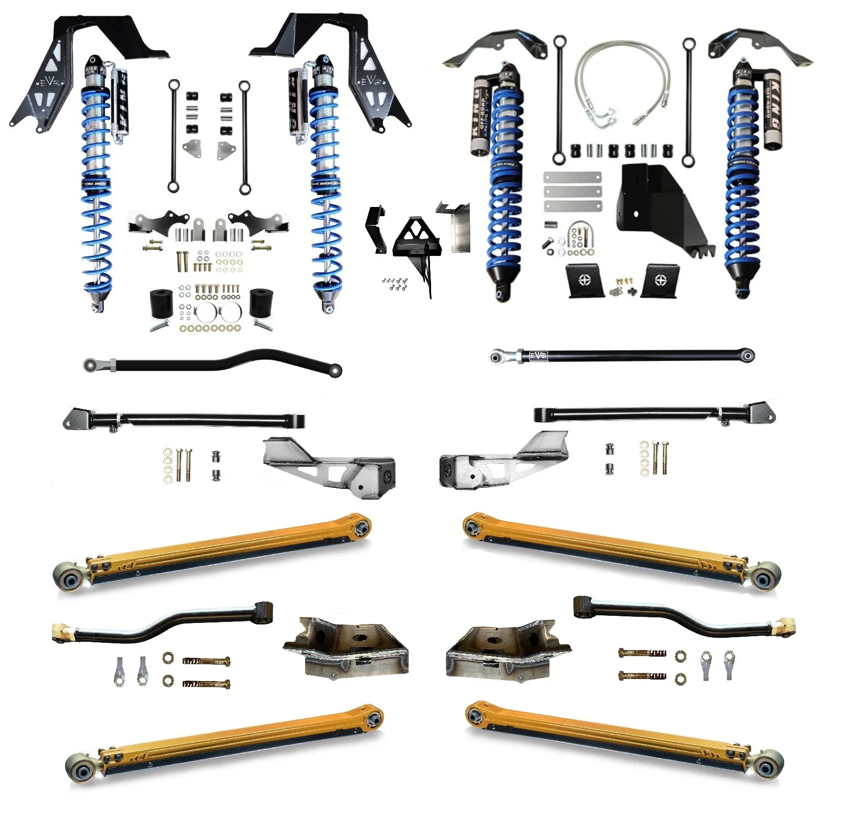 JT (Diesel) King 2.5 Inch Coilover Long Arm PRO PLUS GLADIATOR - Image 3