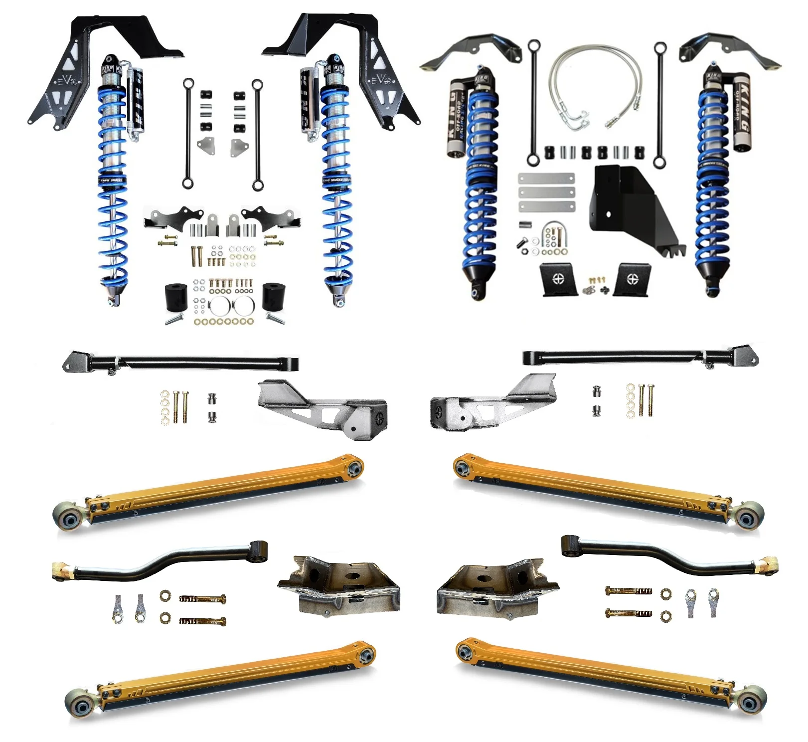 JT (GAS) 2.5 inch King Coilover Long Arm PRO PLUS GLADIATOR - Image 3
